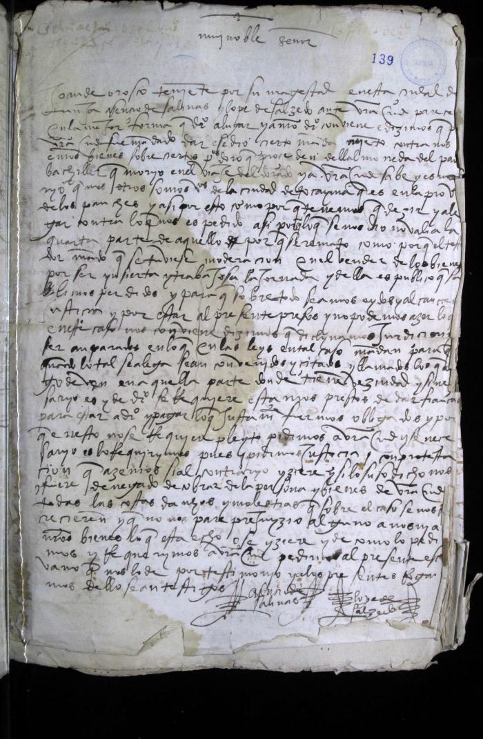 Demanda civil de Diego García