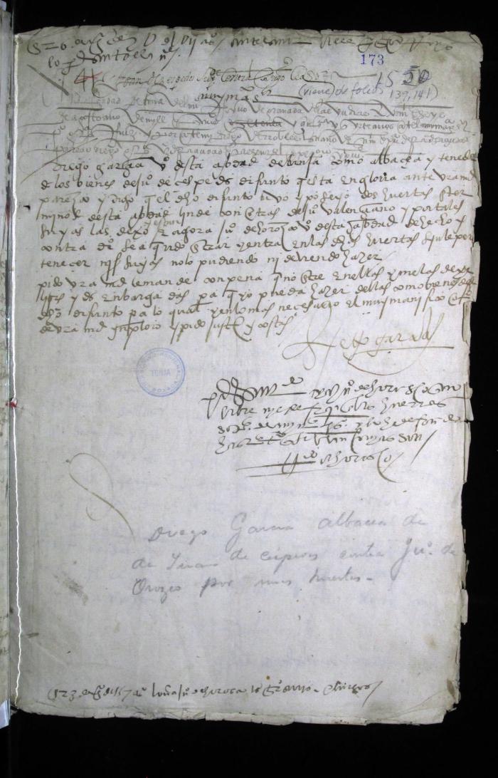 Demanda civil de Diego García