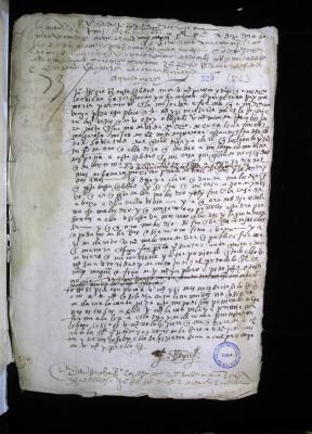 Memoria de Juan Rodríguez Gil de Tunja para que se tome una declaración a Catalina Muñoz sobre una deuda