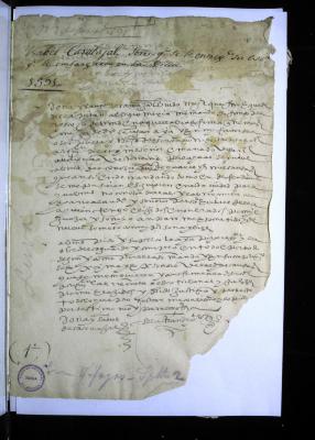 Juicio civil de Isabel de Carvajal