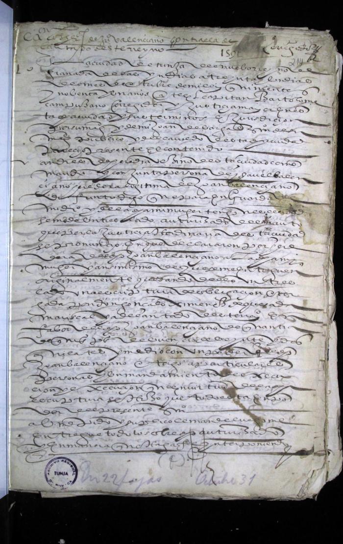 Juicio civil de los herederos de Juan Valenciano