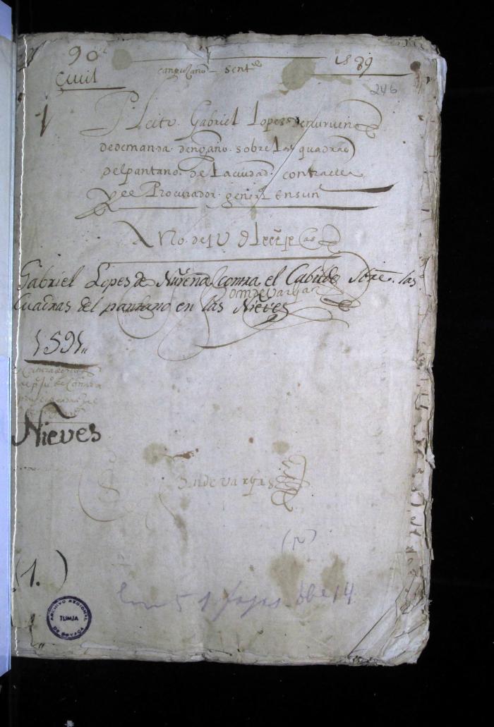 Juicio civil de Gabriel López de Mureña