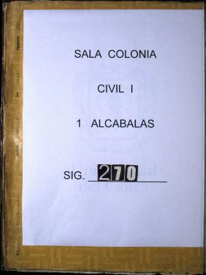 Memoria y relación jurada de las alcabalas que han…