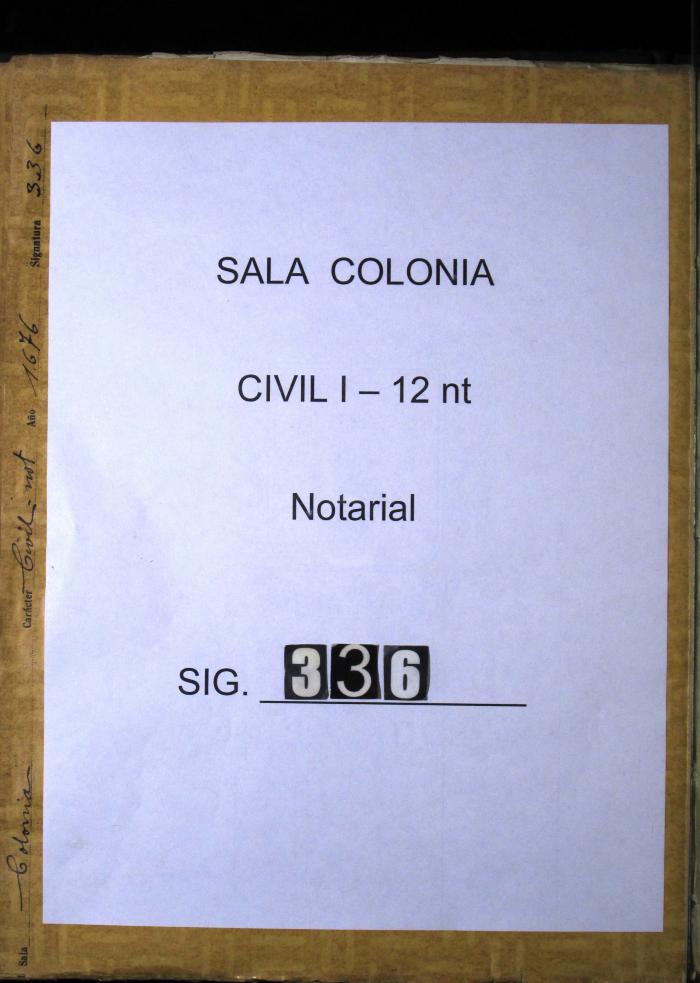 Petición de don Tomás para que se le dé…