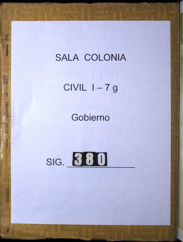 Petición del Gobernador que fue de Popayán…