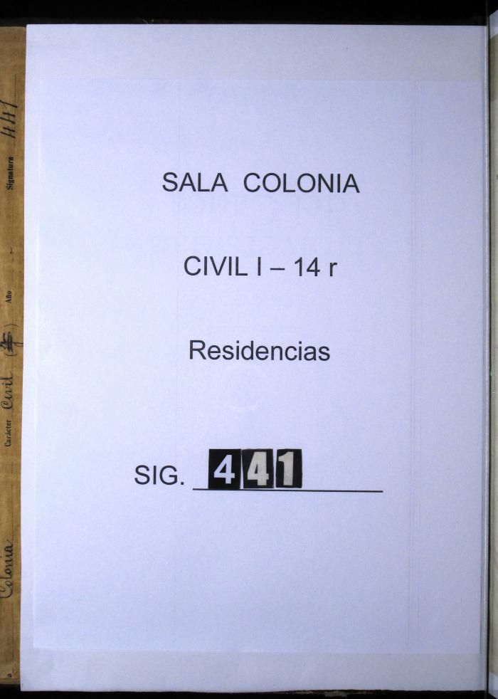Apelación que interpuso para ante el Supremo Consejo de…