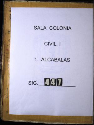 Autos sobre las alcabalas de Almaguer que no obstante…
