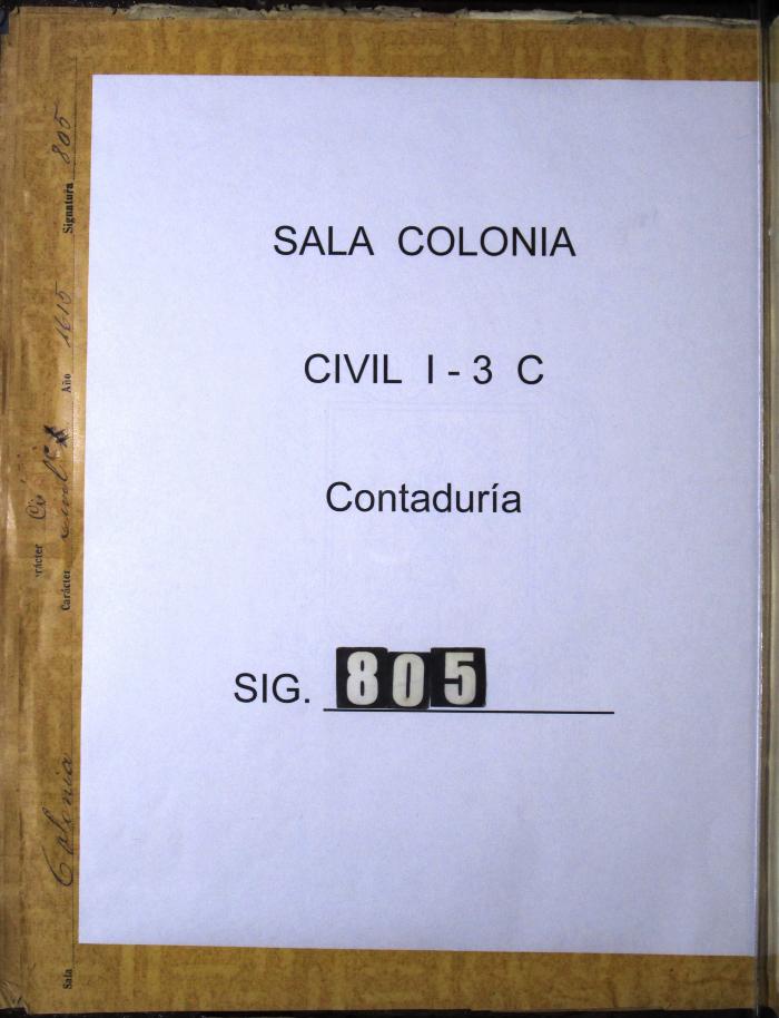 Provisión real de la Audiencia y Cancillería de Santafé…