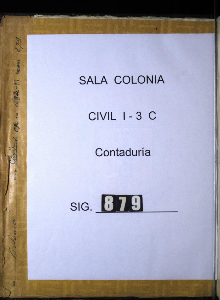 Copia de la Real provisión del Tribunal Mayor y…