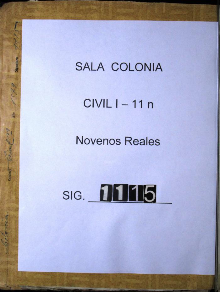 Fe y testimonio de los novemos reales de Almaguer…