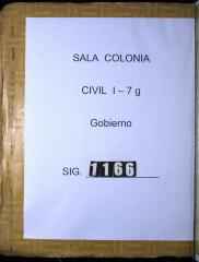 Auto del Gobernador dado de conformidad con una real…