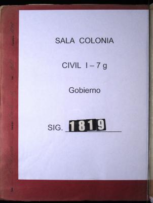 Diligencia sentada por el Teniente de Gobernador con el…