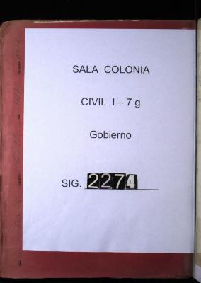 Auto del Gobernador para que se habilite papel sellado…