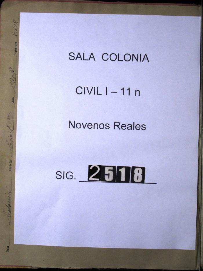 Despacho de don Pedro Bolaños y Mendoza…