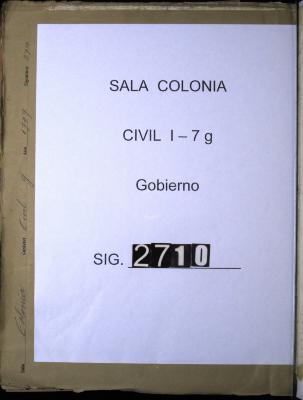 Provisión real del Tribunal y Audiencia de Santafé para…