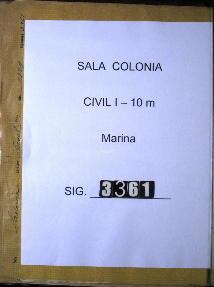 Copia de la solicitud de licencia hecha por Calixto…