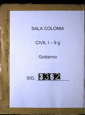 Despacho en que el Gobernador transcribe a los Oficiales…
