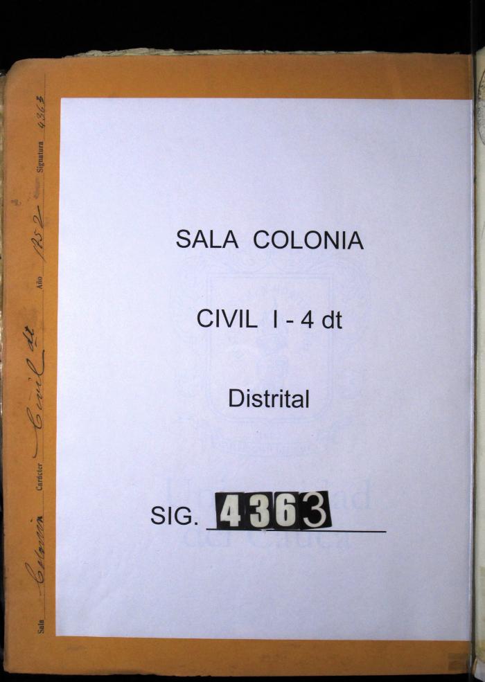 Copia del acta del Cabildo de Cali…