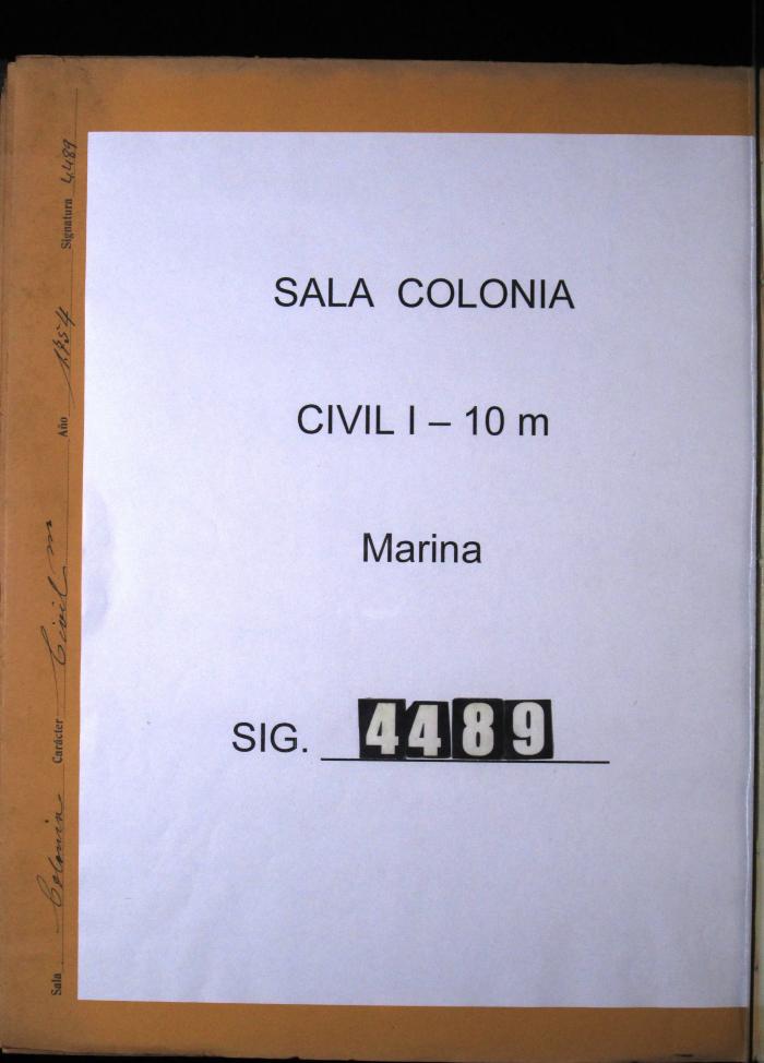 Registro de la chata nombrada Ntra…