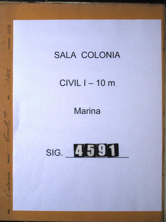 Registro del barco canoa nombrado Nuestra Sra…