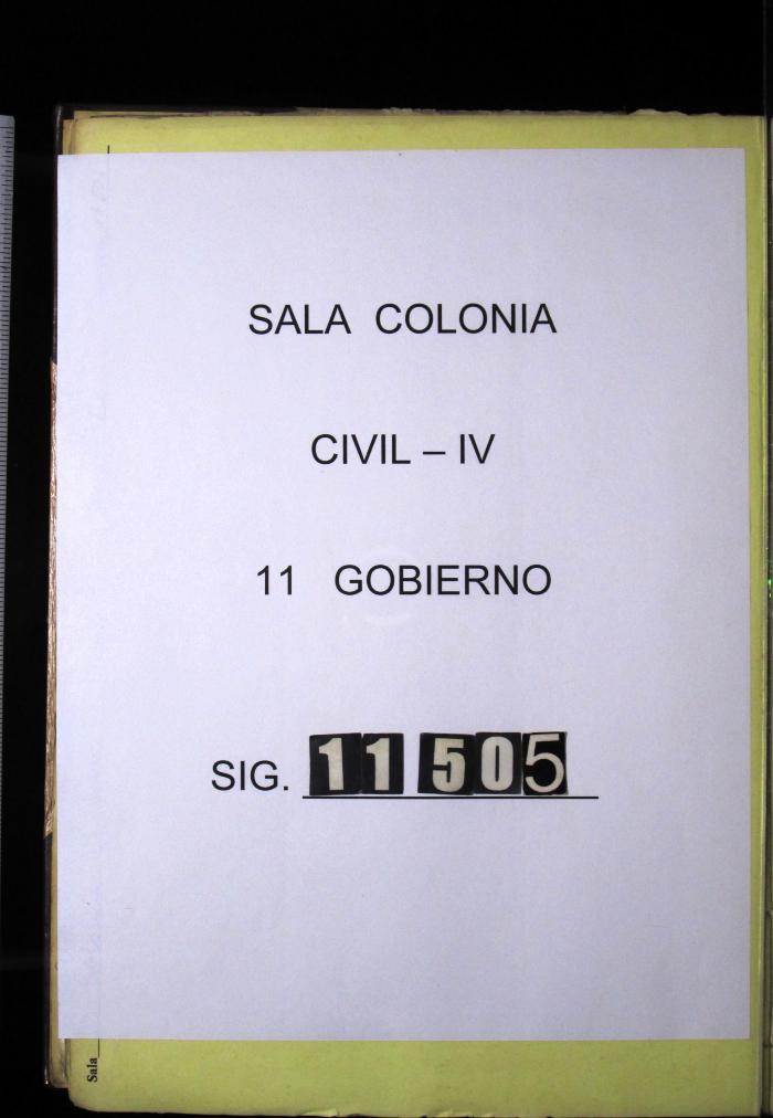 Expediente seguido entre el Cabildo de la ciudad de…