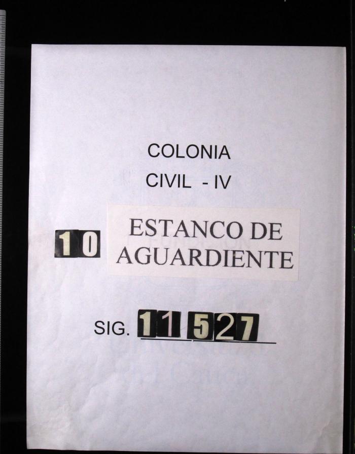 Autos seguidos ante el Gobernador y Comandante General de…