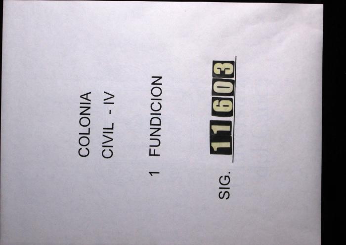 Libro segundo de cargos al Sr…